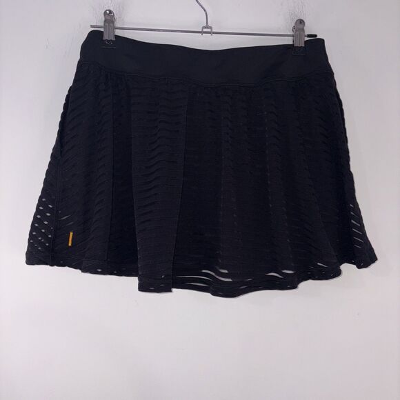 Ladies Black Pickleball Skort Sheer Flare Blk W30” - Picture 5 of 5